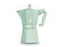 Preview: Bialetti Moka Exclusive ALU Mint Grün Espressokocher 6 Tassen