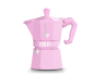 Preview: Bialetti Moka Exclusive ALU ROSA Espressokocher 3 Tassen