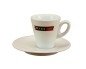 Preview: Bras Cafè moderne Espresso Tasse mit Untertasse