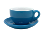 Preview: Nuova Point Latte Tasse PALERMO blau (260ml)