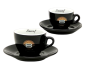 Preview: Saicaf Il Caffe Tassen-Set schwarz