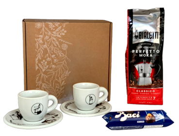 Geschenkset Red Label mit Tre Marie Pandoro