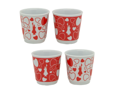 Bialetti Curoe Bicchierini 4er Tassen Set