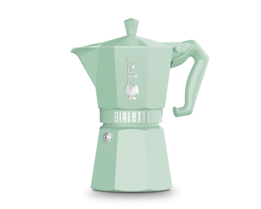 Bialetti Moka Exclusive ALU Mint Grün Espressokocher 6 Tassen