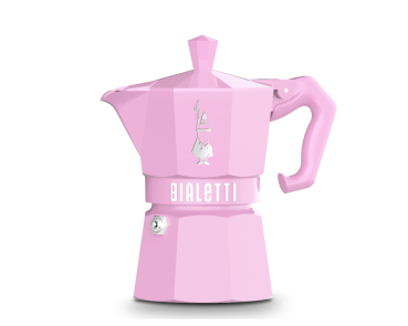 Bialetti Moka Exclusive ALU ROSA Espressokocher 3 Tassen