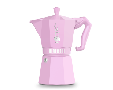 Bialetti Moka Exclusive ALU Rosa Espressokocher 6 Tassen