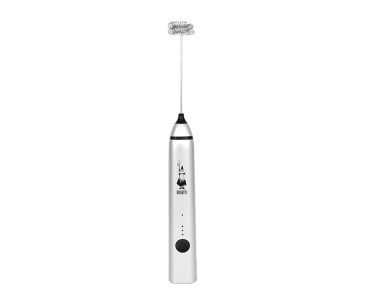 Bialetti Stab Milchaufschäumer USB mit Zusatz-Quirl
