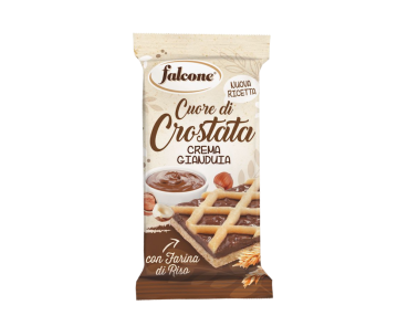 Crostata Mürbeteigschnitte mit Haselnuss Creme