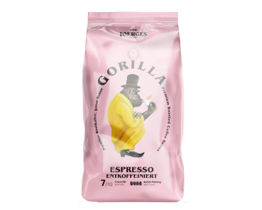 Gorilla Espresso Entkoffeiniert 1kg Bohnen
