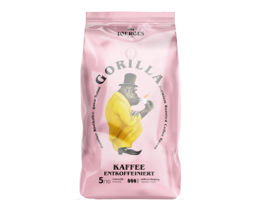 Gorilla Kaffee Entkoffeiniert 1kg Bohnen
