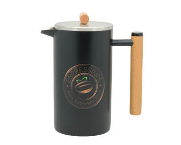 JOEs French Press 1 Liter schwarz Edelstahl