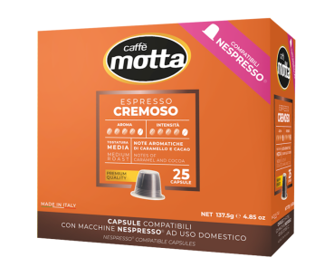 Caffe Motta Cremoso Nespresso Kapseln 25 Sück