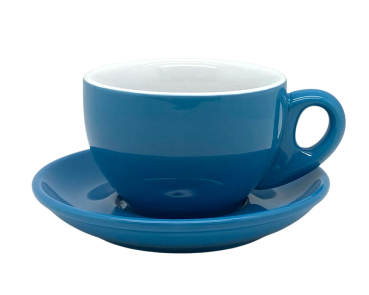Nuova Point Milchkaffee Tasse PALERMO blau 290ml