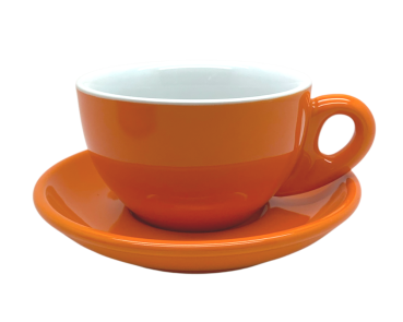 Nuova Point Milchkaffee Tasse PALERMO orange 290ml