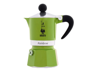 Bialetti Rainbow Espressokocher 1 Tasse Verde Grün