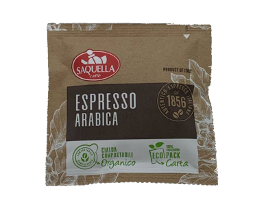 Saquella Caffe 100% Arabica Espresso ESE Pads