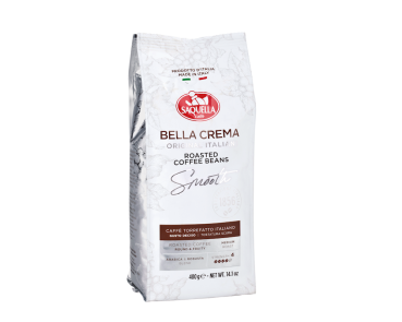 Saquella Bella Crema Smooth 400g  Bohnen im Softbag
