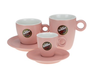 Women in Coffe Tassen Set rosa