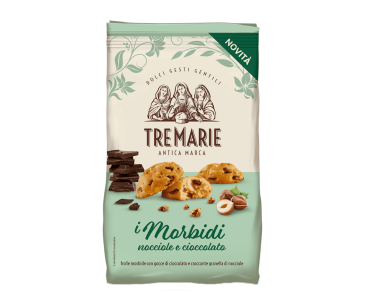 Tre Marie weiche Mürbeteig Keksa mit Schokolade und Haselnuss