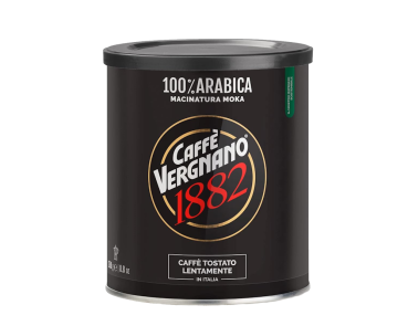 Vergnano 100% Arabica für Herdkocher Dose 250g gemahlen