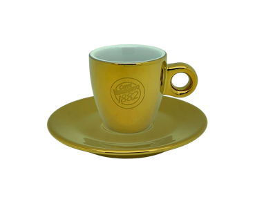 Caffe Vergnano 1882 goldene Espresso Tasse