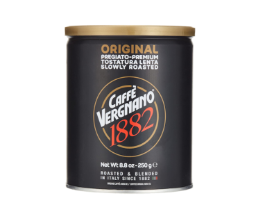 Caffé Vergnano ORIGINAL für Siebträger gemahlen 250gr. DOSE