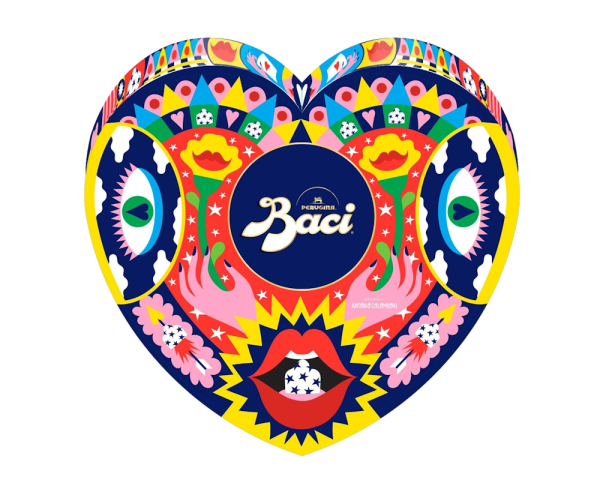 Baci Perugina Classico Herz Geschenkbox Bunt