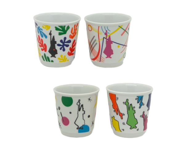 Bialetti ARTE Bicchierini 4er Tassen Set