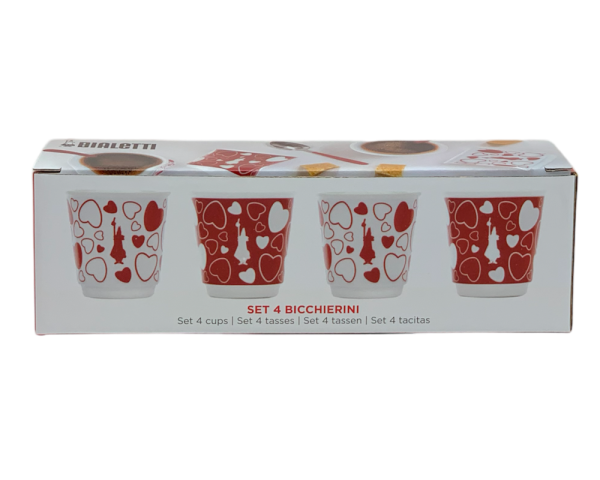 Bialetti Cuore Bicchierini Geschenkbox