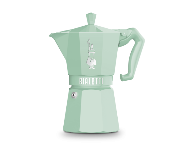 Bialetti Moka Exclusive ALU Mint Grün Espressokocher 6 Tassen
