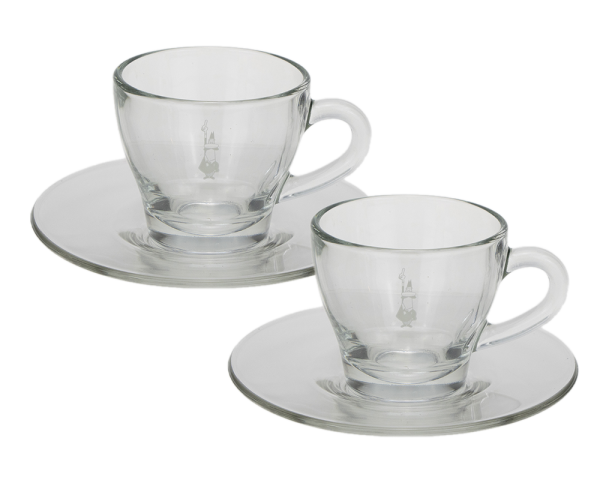Bialetti Cappuccinootasse  Caffe Vetro Glastassen