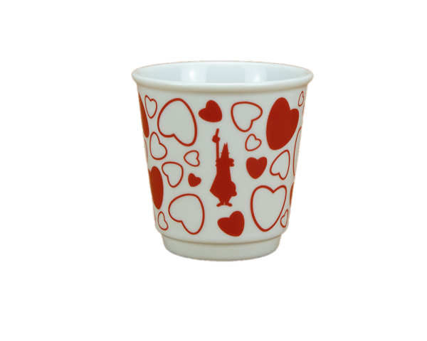 letti Curoe Bicchierini Becher rot