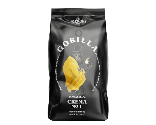 Gorilla Crema No.1 100% Aracica 1kg Bohnen
