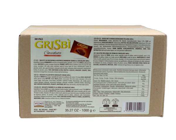 GRISBI Cioccolata 1kg Box