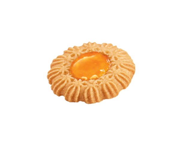 Glutenfreier Mürbeteig Keks mit Aprikose