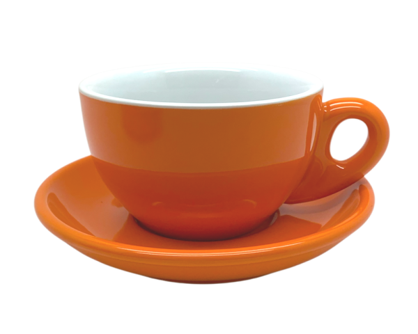 Nuova Point Milchkaffee Tasse PALERMO orange 290ml