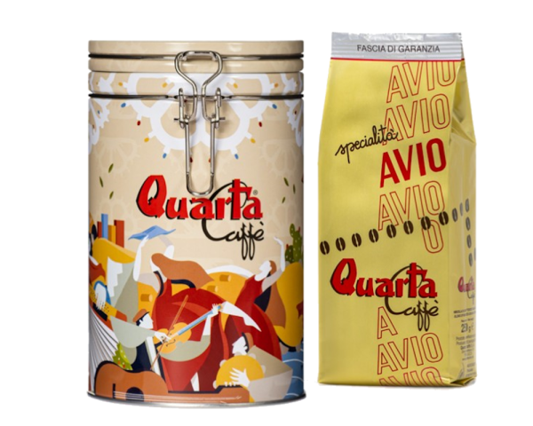 Quarta Avio Oro mit Geschenkdose 250g gemahlen