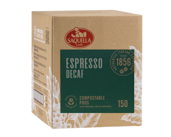Saquella DEKAF Cialde 150 Stück