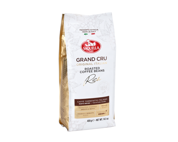 Saquella GRAND CRU Rich 400g  Bohnen im Softbag
