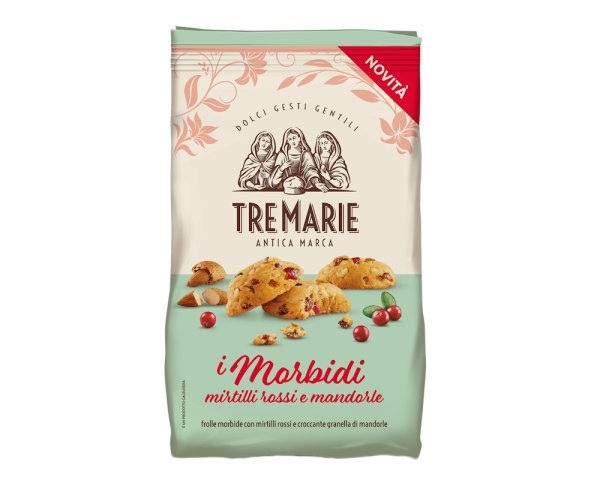 Tre Marie weicher Schokomürbeteig Keksa mit Cranberry und Mandeln