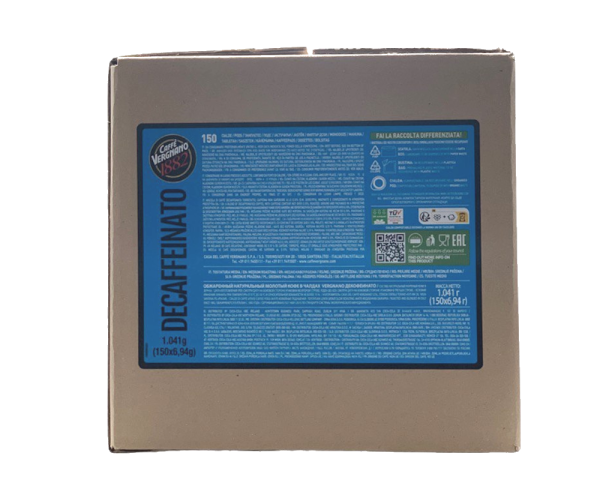 Caffe Vergnano Decaffeinato Cialde 150er Box