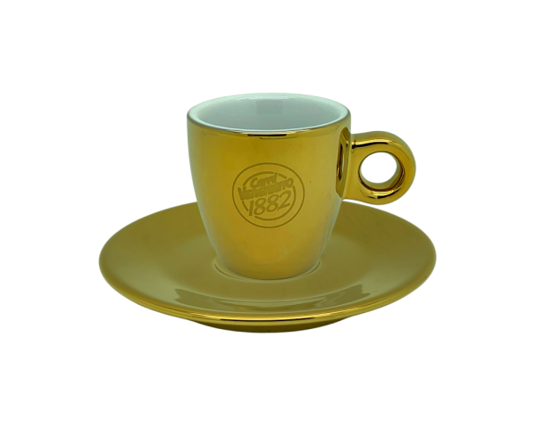Caffe Vergnano 1882 goldene Espresso Tasse