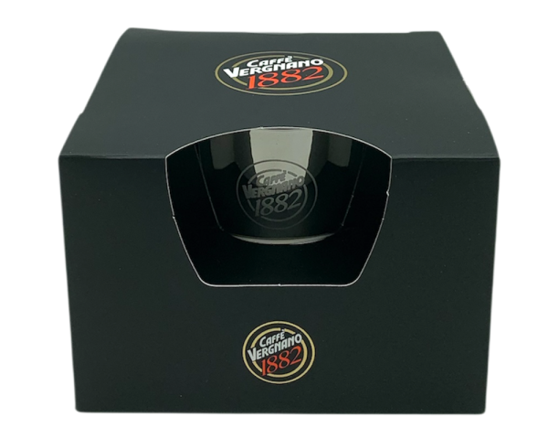 Vergnano Espressotasse silber Geschenkbox