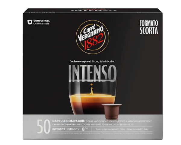 Vergnano Intenso Nespressokapseln kompostierbar