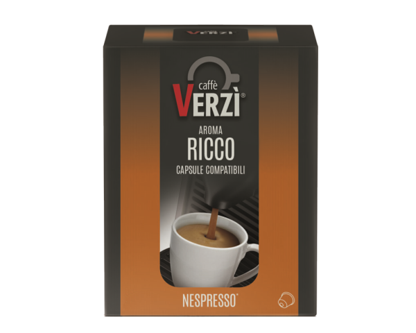 Caffe Verzi Aroma Ricco Nespresso Box
