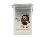 JOEs Bügelverschluss Dose eckig groß für Kaffee, Tee und vieles mehr