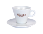 Mambo konische Cappuccino Tasse und Untertasse