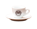 Maresca Caffe Espresso Porzelan Tasse mit Untertasse