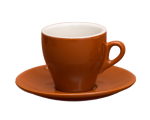 Nuova Point 6er-Set MILANO (155ml) Cappuccino Tasse braun (Marrone)
