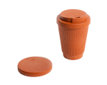 Kaffeeform WEDUCER Cup Cayenne 300ml Kaffeebecher to go mit Doppel-Deckel